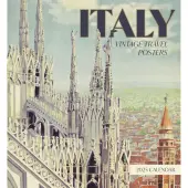 Italy Vintage Travel 2025 Wall Calendar