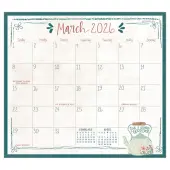 Tea Time 2026 Magnetic Calendar by Katie Doucette