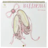 Ballerina 2025 Spiral Wall Calendar