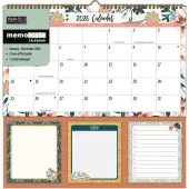 Flora and Fauna MemoMate 2026 Spiral Calendar by Heather Dutton