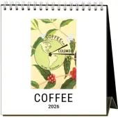 Coffee 2026 Easel Desk Calendar