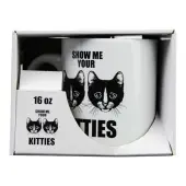 Show Me Your Kitties 16oz Mug with Box