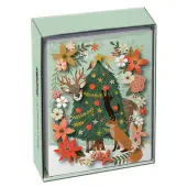 Festive Forest Friends Luxe Christmas Cards