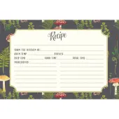 Mushroom Botanical Recipe Cards