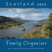 Scotland Family Organizer 2025 Wall Calendar