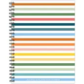 Happy Stripe Academic 2026 Weekly Planner
