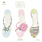 Exquisite Shoes 2026 Spiral Wall Calendar