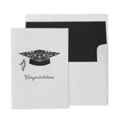 Femme Grad Hat Graduation Card