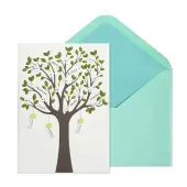 Sparkling Evergreen Holiday Greeting Card