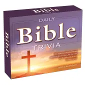 Brain Busting Bible Trivia 2026 Desk Calendar