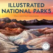 Illustrated National Parks 2025 Wall Calendar