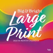 Big and Bright Large Print 2025 Wall Calendar