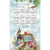 Floral Mail 2026 Calendar Towel