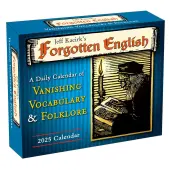 Forgotten English 2025 Desk Calendar