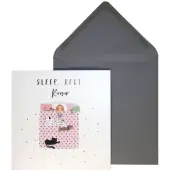 Sleep Rest Recover Woman Get Well Card