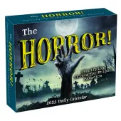 The Horror Terrifying Trivia 2025 Desk Calendar