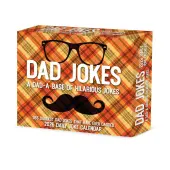 Dad Jokes A Dad a Base of Hilarious Jokes 2026 Desk Calendar