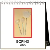Boring 2025 Easel Desk Calendar