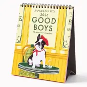 Good Boys 2026 Easel Desk Calendar