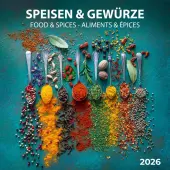 Food and Spices 2026 Wall Calendar