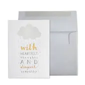 Raindrop Sympathy Card