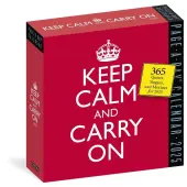 Keep Calm and Carry On Quotes 2025 Page-a-Day Desk Calendar