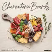 Charcuterie Boards 2025 Wall Calendar