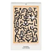 Klee Poster 2026 Wall Calendar