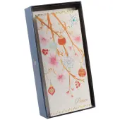 Pink Ornaments with Peace 8 Count Boxed Christmas Cards