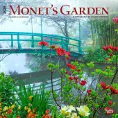 Monets Garden 2025 Wall Calendar