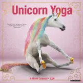 Unicorn Yoga 2026 Wall Calendar