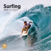 Surfing 2025 Wall Calendar