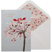 Two Birds On Tree Valentine's Day Card