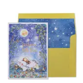 Baby in Forest New Baby Card
