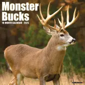Monster Bucks 2025 Wall Calendar