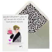 Spackle Birthday Card with Art by Leslie Murray