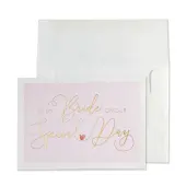'To My Bride' Foil-Embellished Wedding Card