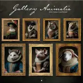 Gallery Animalia 2025 Wall Calendar