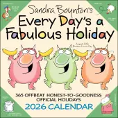 Every Days a Fabulous Holiday 2026 Wall Calendar