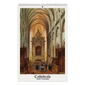 Cathedrals 2026 Poster Wall Calendar