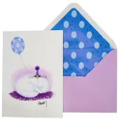 Charming 'Still Fluffy' Humor Birthday Card with Art by Leslie Murray