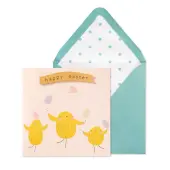 Three Chicks Easter Card