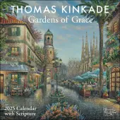 Kinkade Gardens of Grace 2025 Wall Calendar
