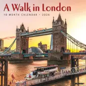Walk in London 2026 Wall Calendar
