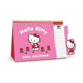 Hello Kitty Playful Pink 2026 Easel Desk Calendar