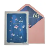 Tiny Floral Pattern Thank You Card