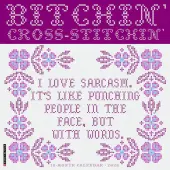 Bitchin Cross Stitchin 2026 Wall Calendar