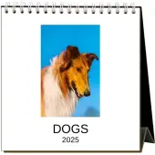 Dog Crazy 2025 Easel Desk Calendar