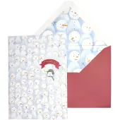 Snowman Grandson Christmas Card