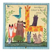 Animals Great and Small 2026 Wall Calendar
